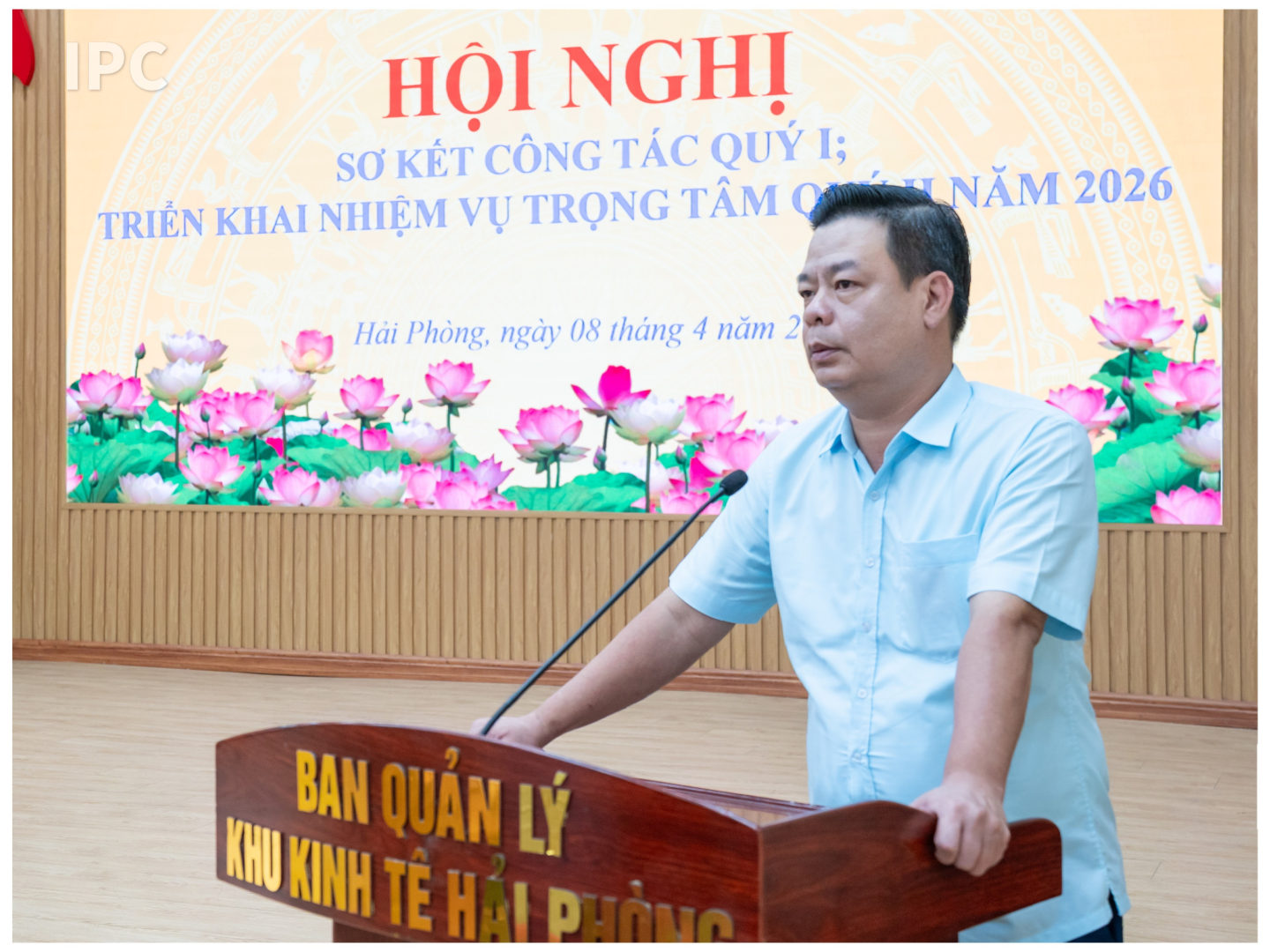 Đồng chí Phạm Văn Thép phát biểu